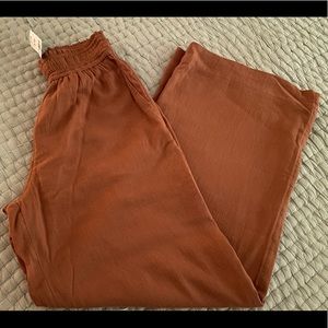 Abercrombie wide leg linen pants